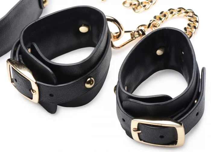 Anal XR Brands Master Series Black Gold Bondage Set