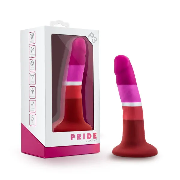 Avant Pride P3 Beauty Dildo Blush Novelties Dildos