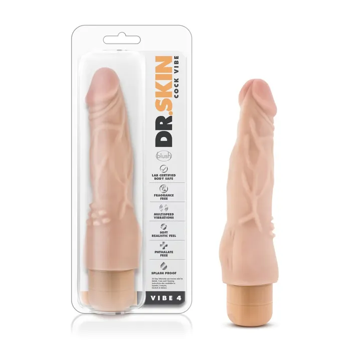 Blush Novelties Female Sex Toys Dr Skin Cock Vibe 4