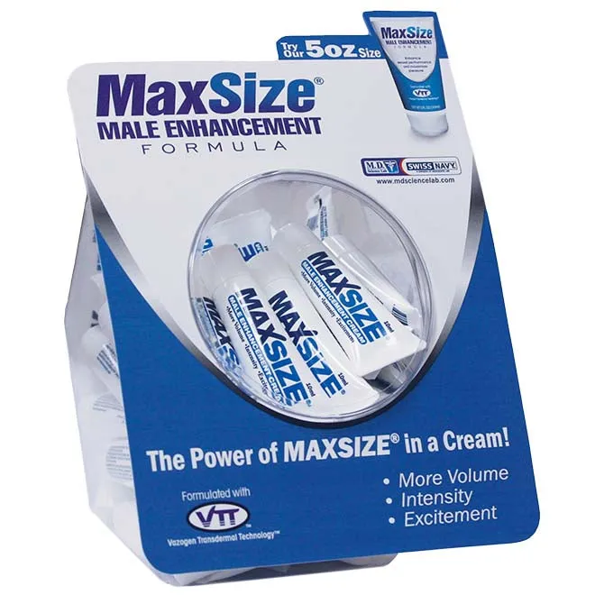 Enhancers MD Science Lab Max Size Gel 50 Count Fishbowl 10ml Packets