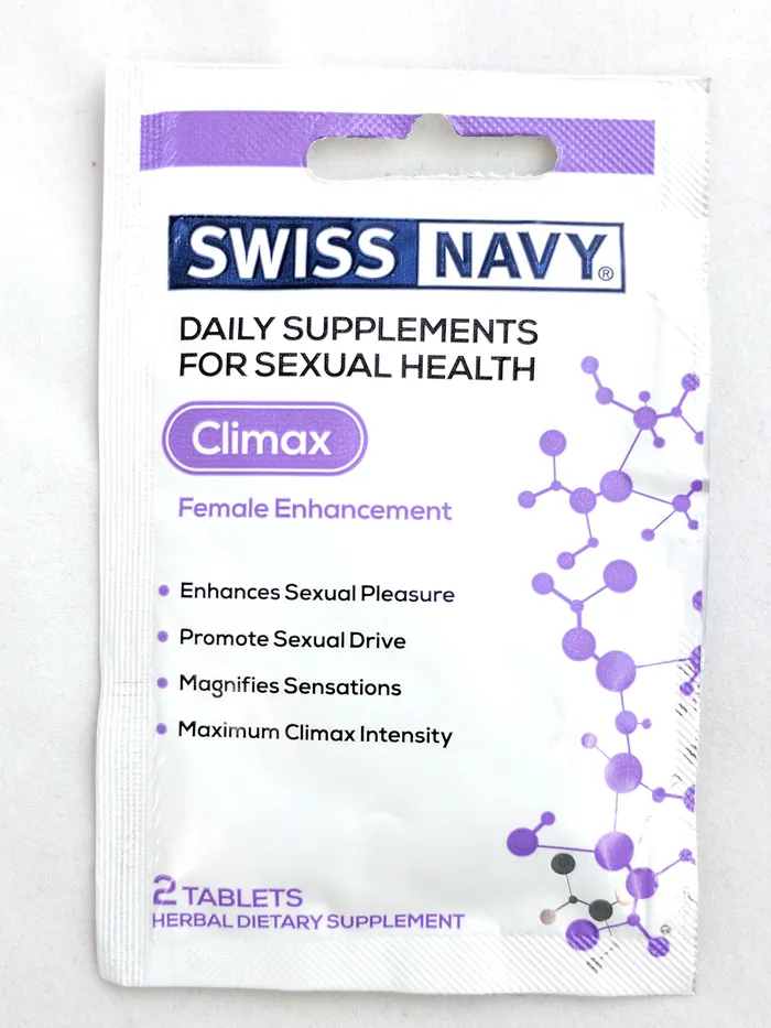 Enhancers MD Science Lab Swiss Navy Climax Female Enhancement 2 Count Single Pack