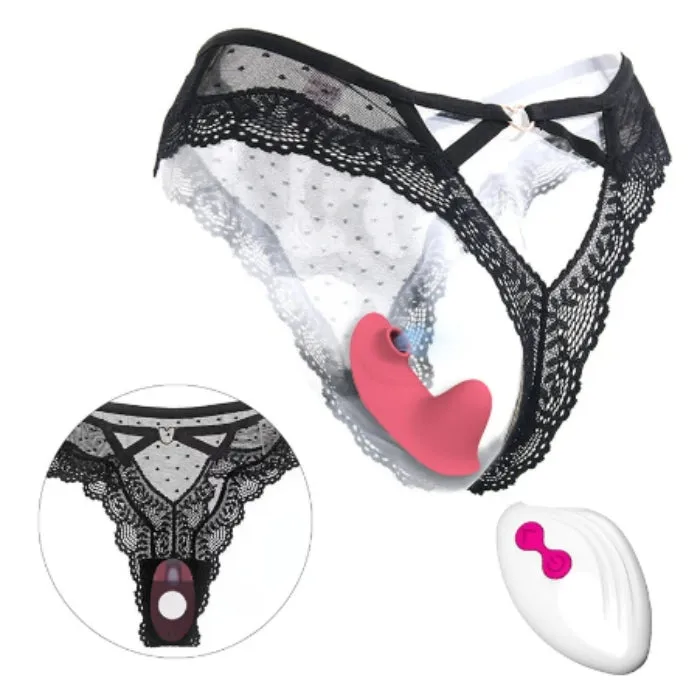Female Sex Toys RMT Panty Vibe Clitoral Sucker with Remote Control