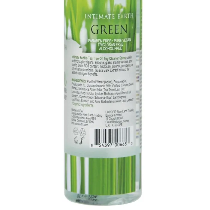 intimate earth Intimate Earth Green Tea Toy Cleaner 125ml Vibrators intimate earth Intimate Earth Green Tea Toy Cleaner 125ml Vibrators