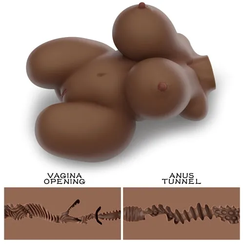 Lovetoy Male Sex Toys Lovetoy Streetgirls No 6 Black Masturbator Flesh Brown