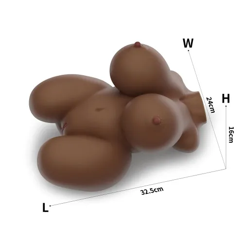 Lovetoy Male Sex Toys Lovetoy Streetgirls No 6 Black Masturbator Flesh Brown