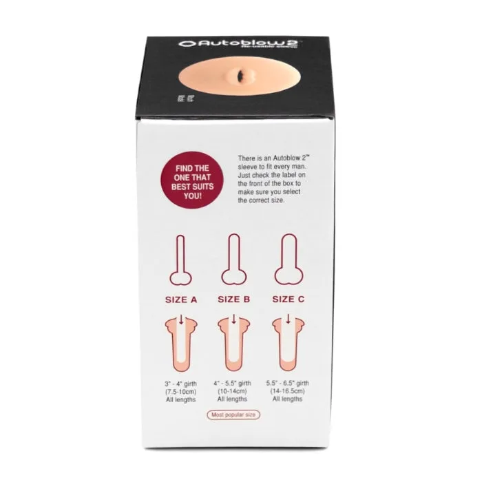 Male Sex Toys PAR Autoblow 2 Plus XT Mouth Sleeve B 1014cm