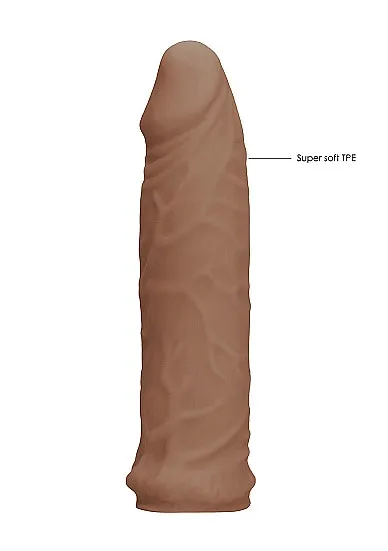 Male Sex Toys SHOTS AMERICA Realrock Penis Sleeve 6in Tan