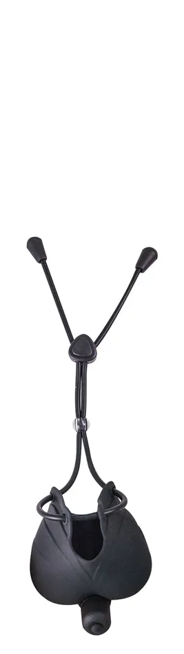 My Cock Ring Vibrating Scrotum Pouch Cinch Black Nasstoys Couples