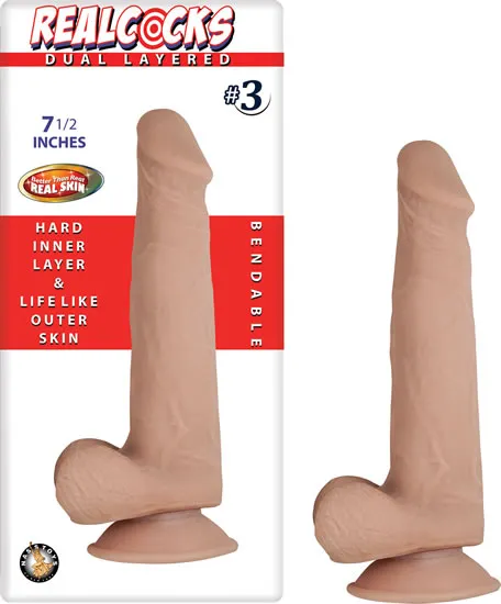 Nasstoys Dildos Real Cocks Dual Layered 3 Flesh 7 12 