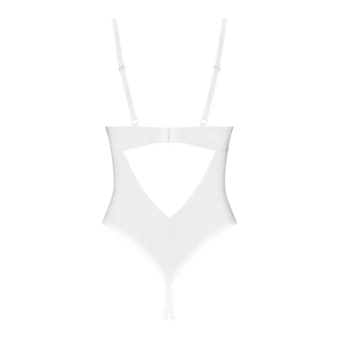 Obsessive Lingerie Female Sex Toys Obsessive Crotchless Body Alissium White