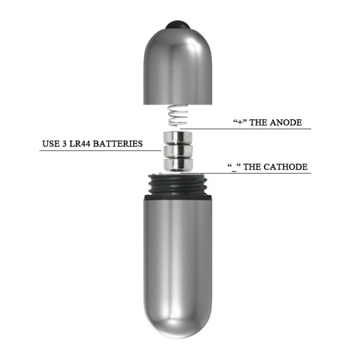 PRE Female Sex Toys Baile Mini Bullet Silver