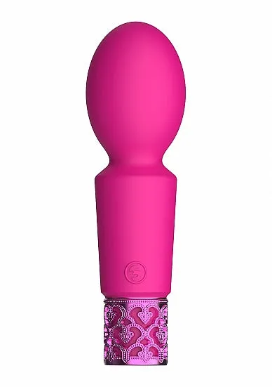 Royal Gems Brilliant Pink Rechargeable Silicone Bullet SHOTS AMERICA Female Sex Toys