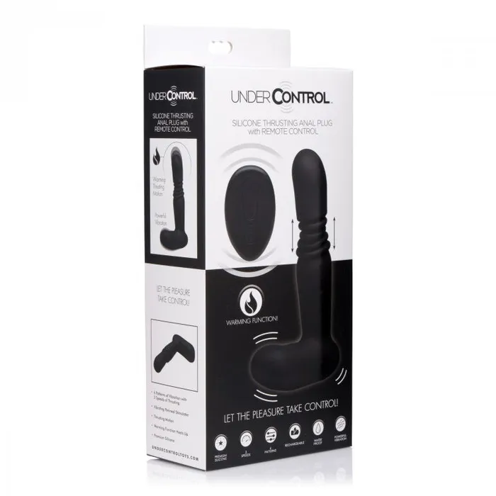 XR Brands Male Sex Toys Under Control Thrusting Anal Plug